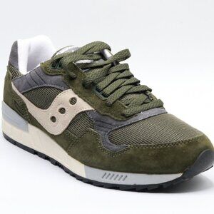 Saucony Shadow 5000 Mens Grey/Silver Trainers, 22 green gray,9 US